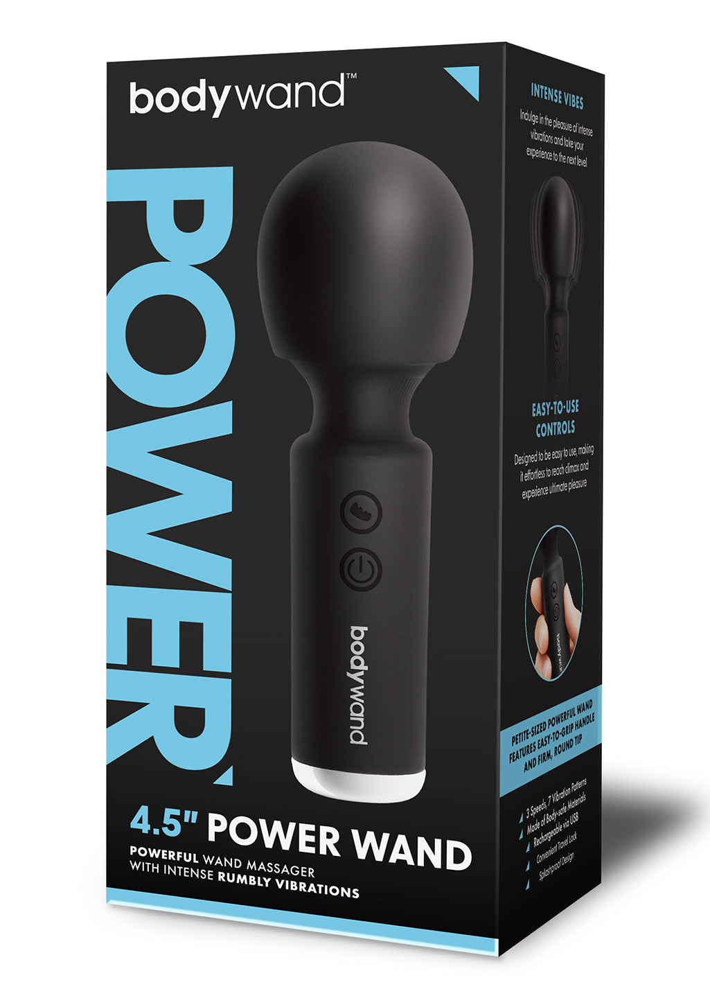 Bodywand Power Wand 4.5 vibromasseur noir rechargeable