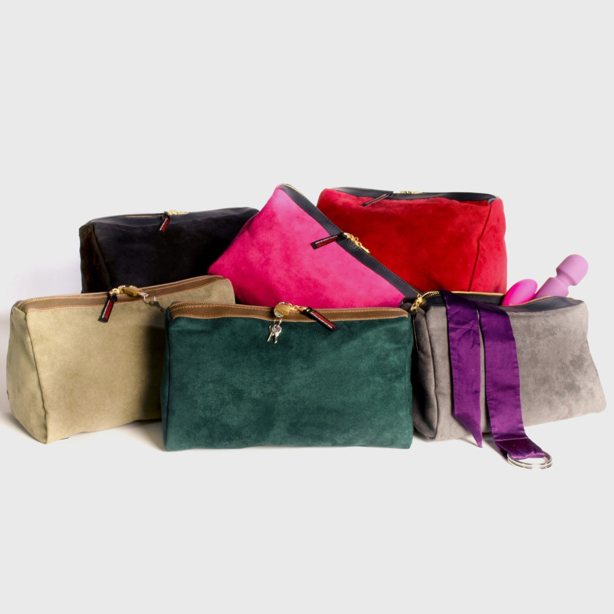 Liberator Tallulah trousse verrouillable microsuede noir