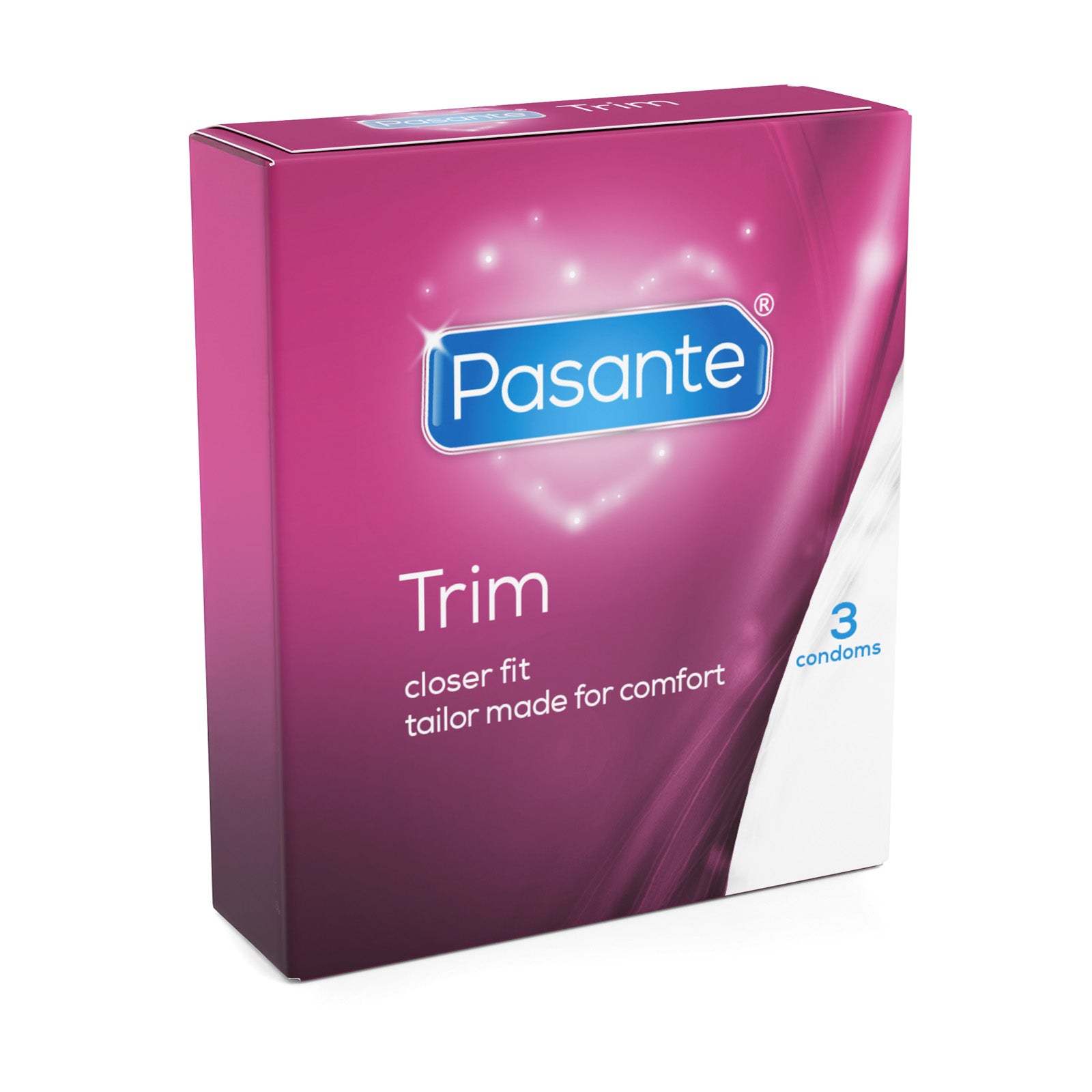 Pasante Trim préservatifs latex étroits 3 pièces 49 mm