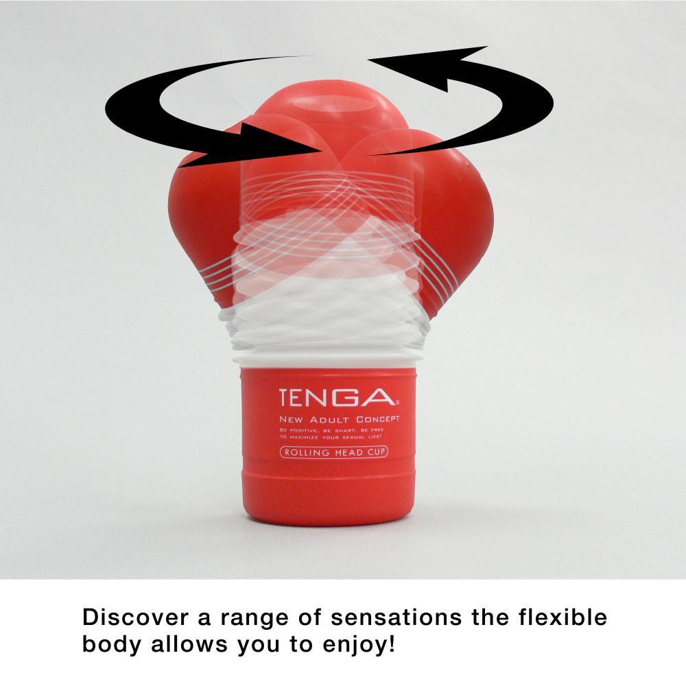 Tenga Rolling Head Cup masturbateur Strong jetable intense