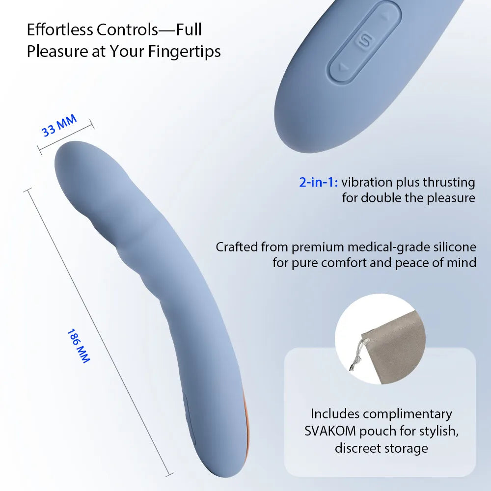 Svakom Ava Neo vibromasseur thrusting connecté