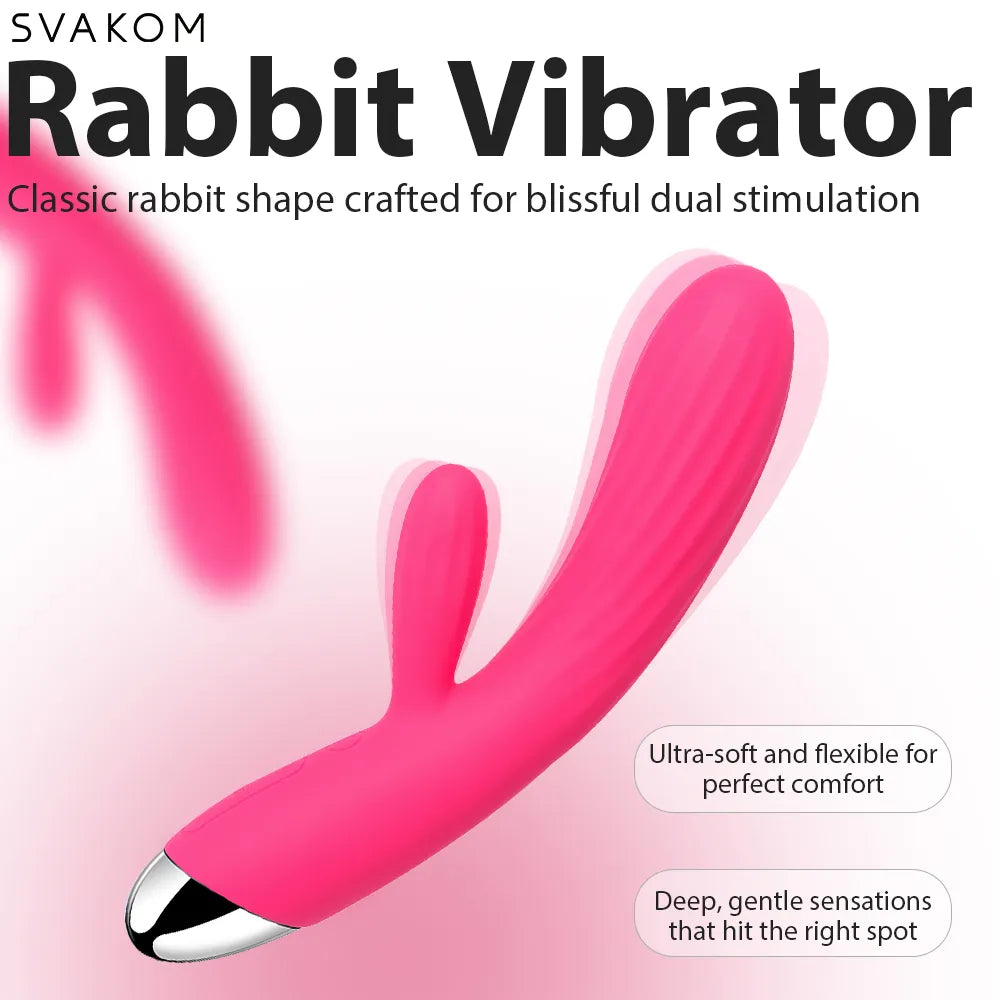 Svakom Angel Vibromasseur Rabbit Chauffant Rouge