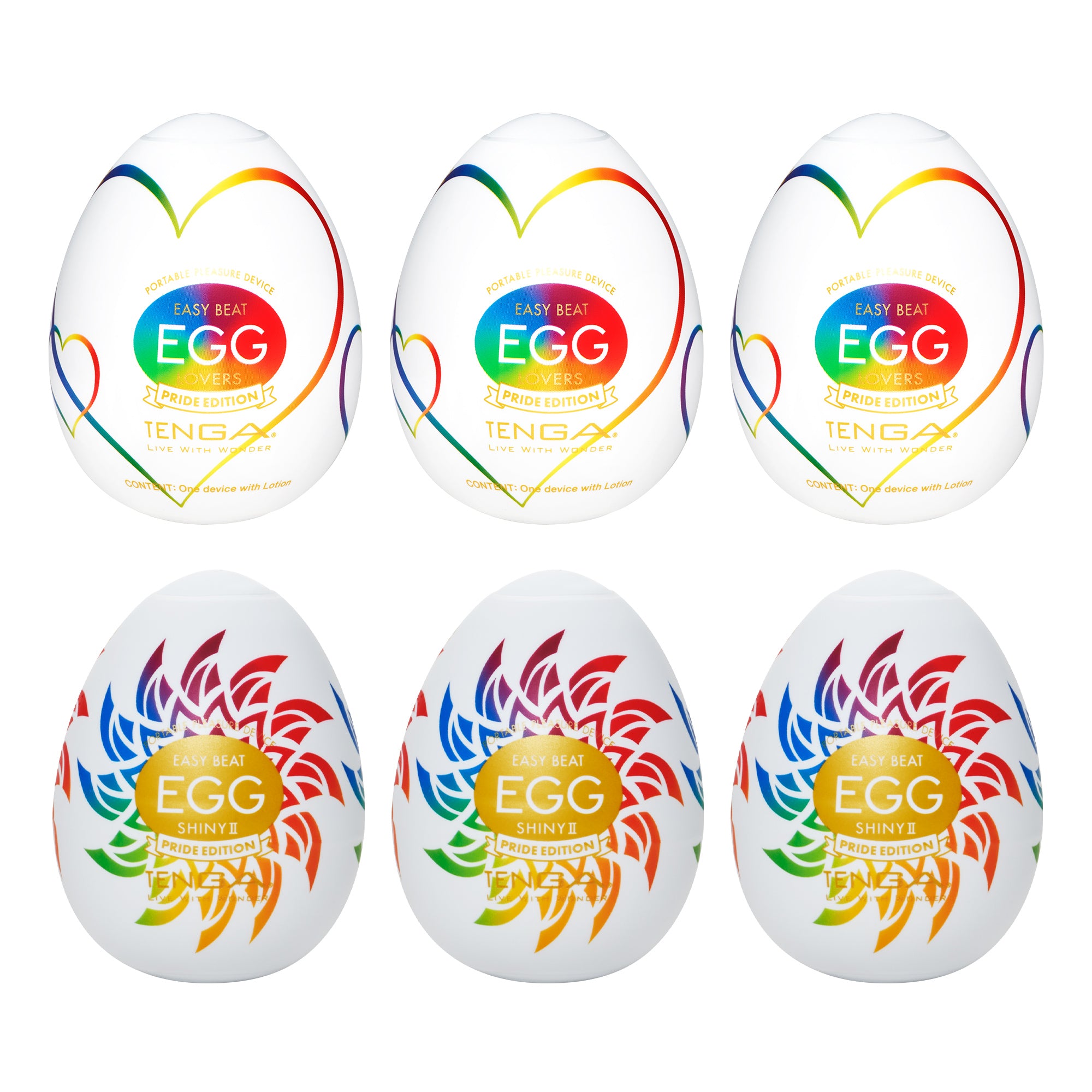 Tenga Egg Pride masturbateur jetable lot 6 pièces