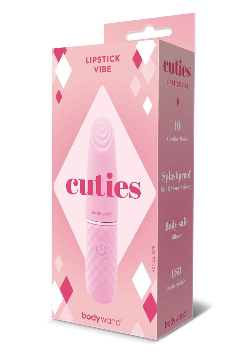 Bodywand Cuties Lipstick vibromasseur rouge à lèvres rose