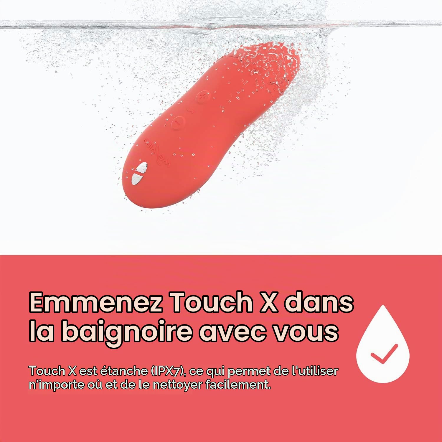 We-Vibe Touch X vibromasseur clitoridien Crave Coral