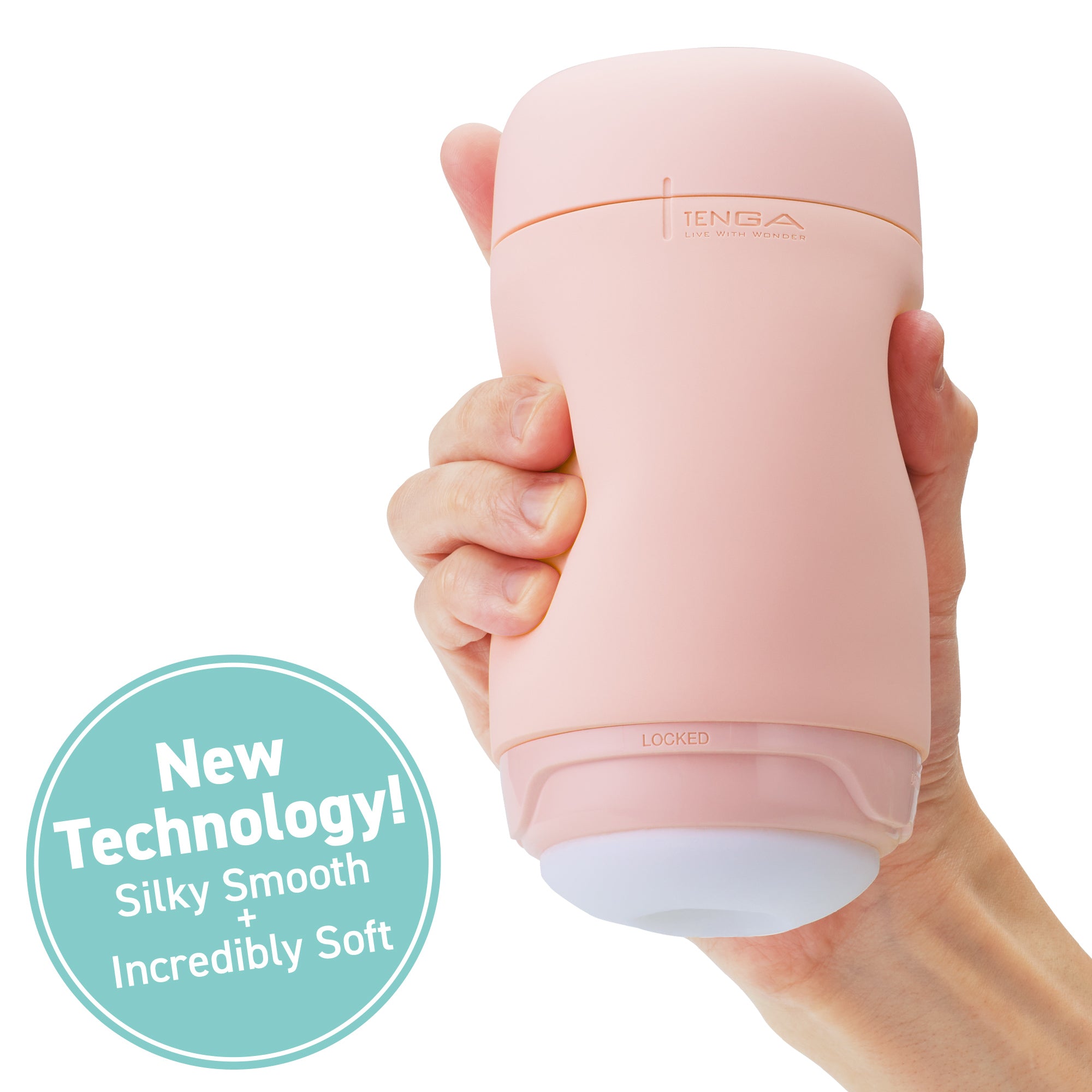 Tenga Puffy Strawberry Pink masturbateur réutilisable