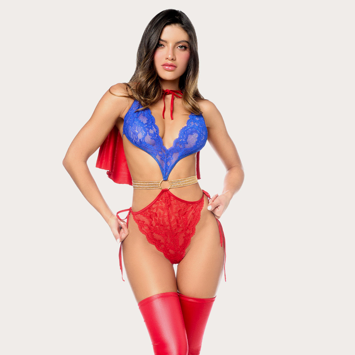 Liberator Caped Crush body cape S/M ensemble lingerie dentelle