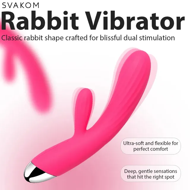 Svakom Angel Vibromasseur Rabbit Chauffant Rouge