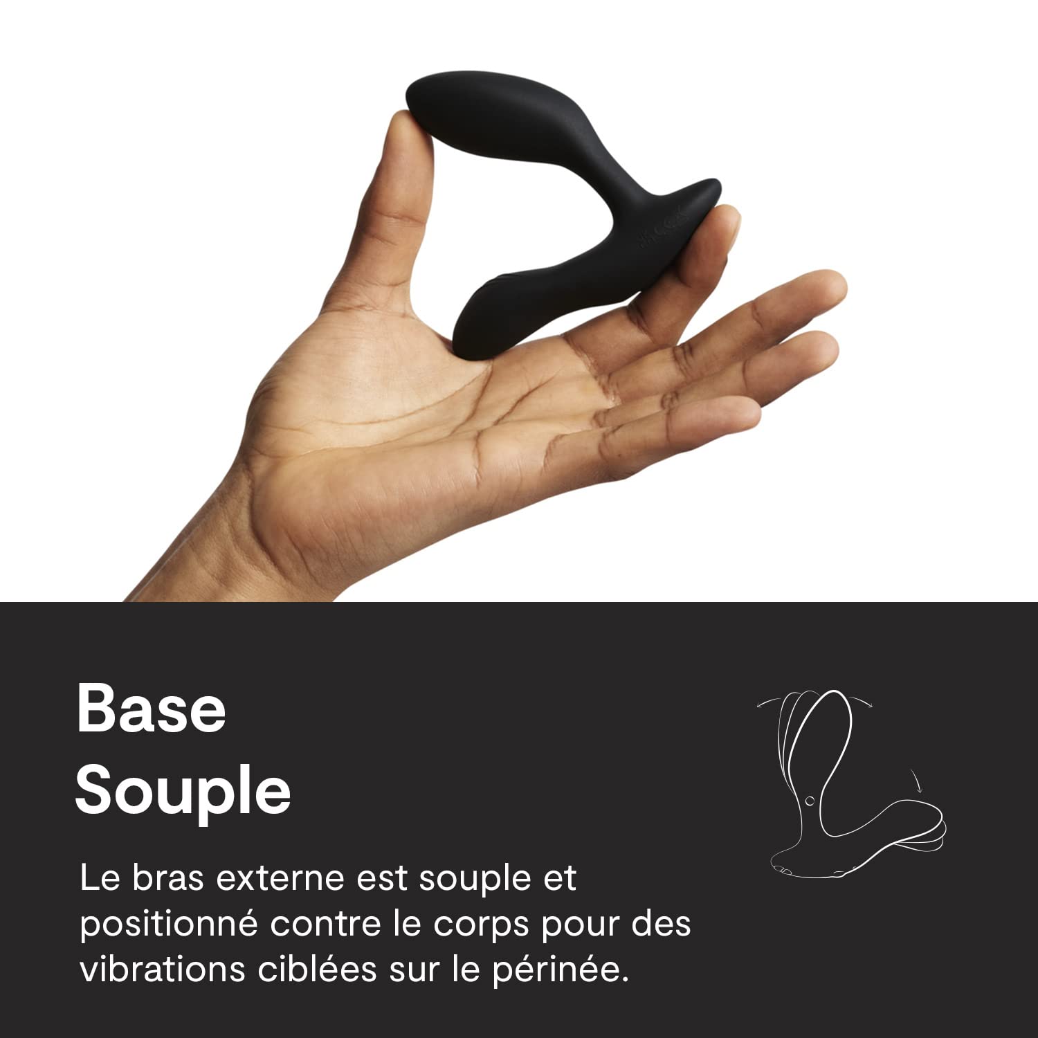 We-Vibe Vector+ stimulateur prostatique Black connecté
