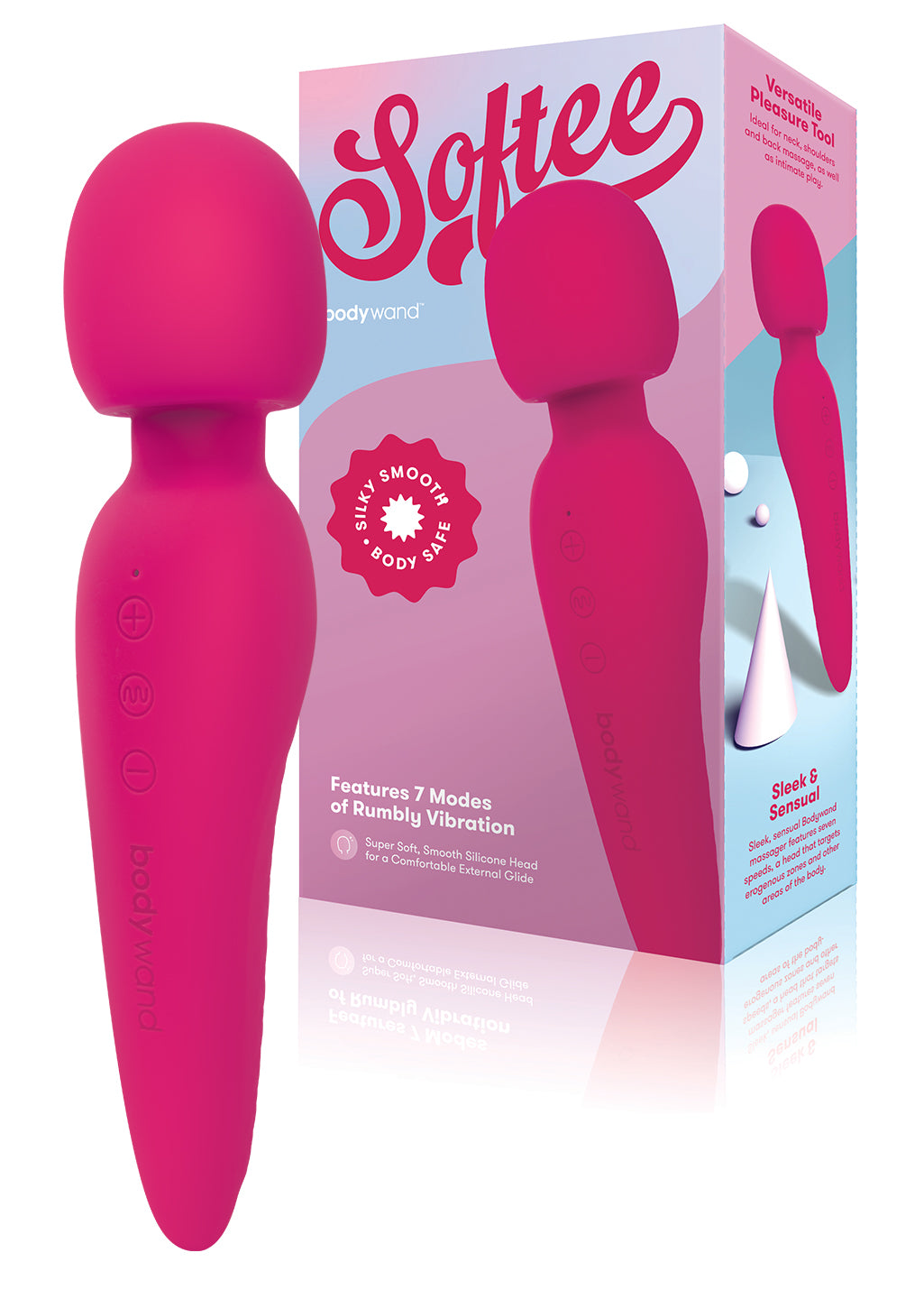 Bodywand Softee wand vibrant silicone rose rechargeable USB