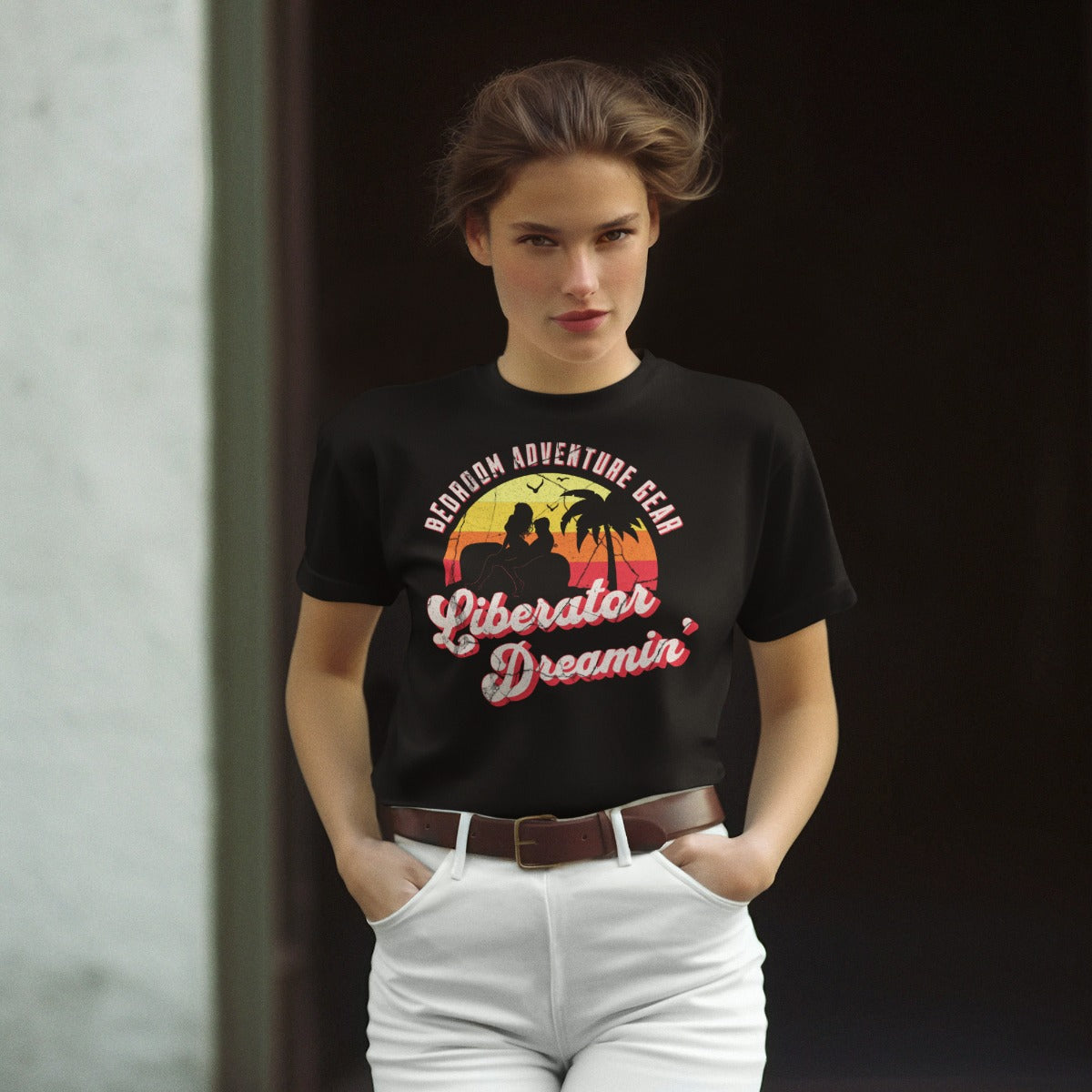 Liberator Dreamin' Large t-shirt coton imprimé couple