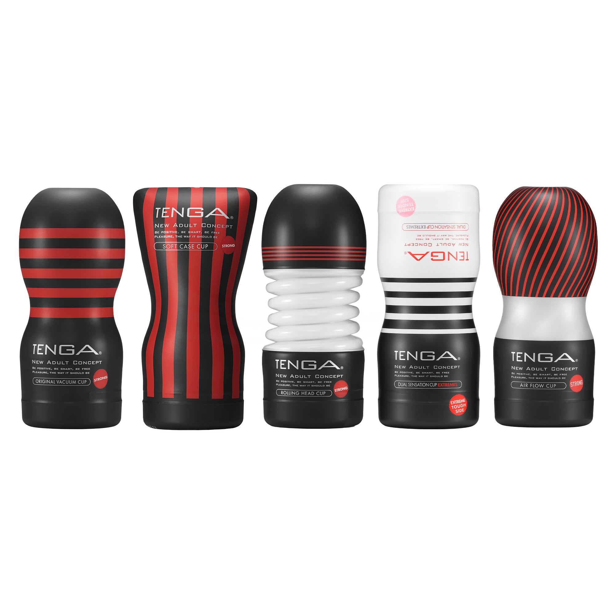 TENGA Cup Strong masturbateur jetable set 5
