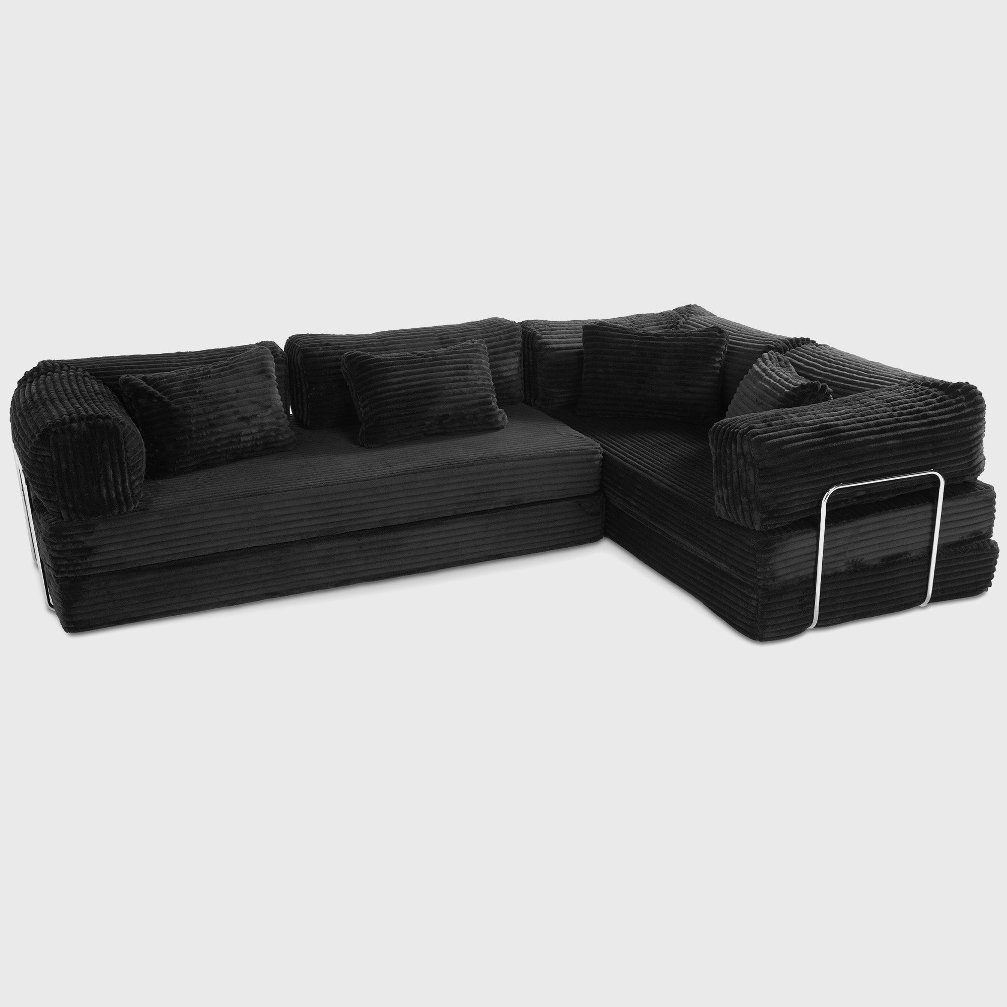 Liberator Cabaret Sextional canapé sexuel en L Mondo Black