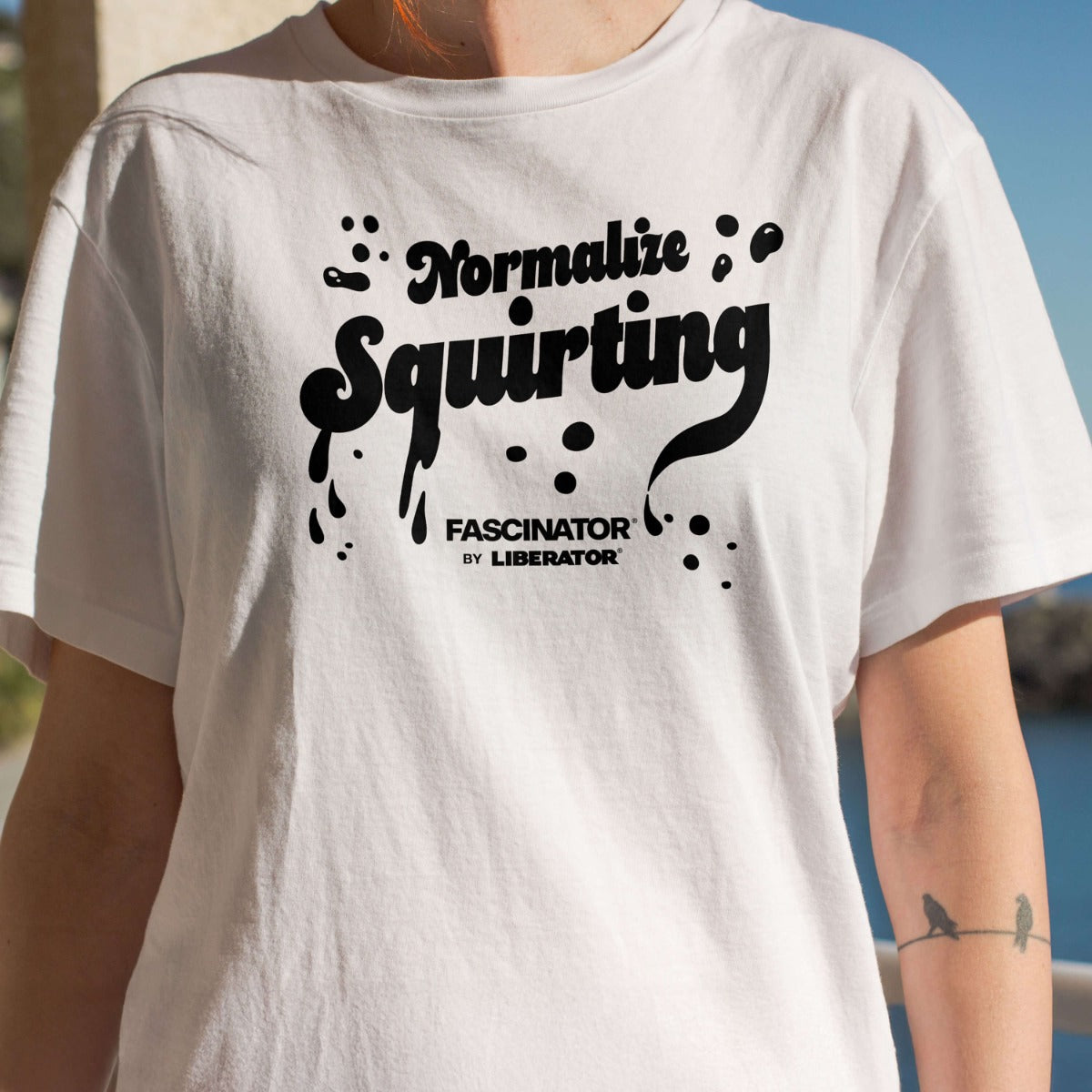Liberator Normalize Squirting T-Shirt blanc Medium coton