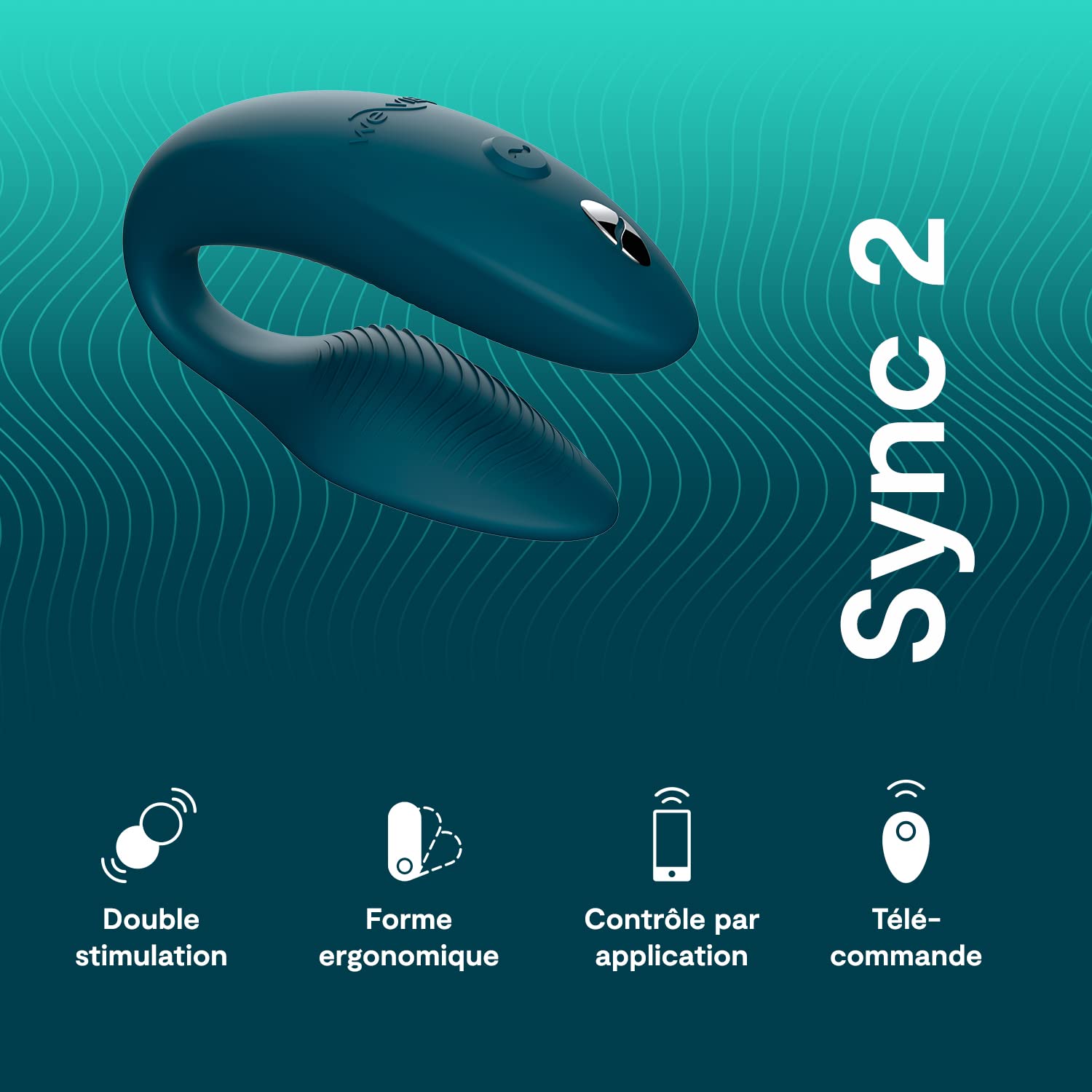 We-Vibe Sync 2 vibromasseur couple connecté vert