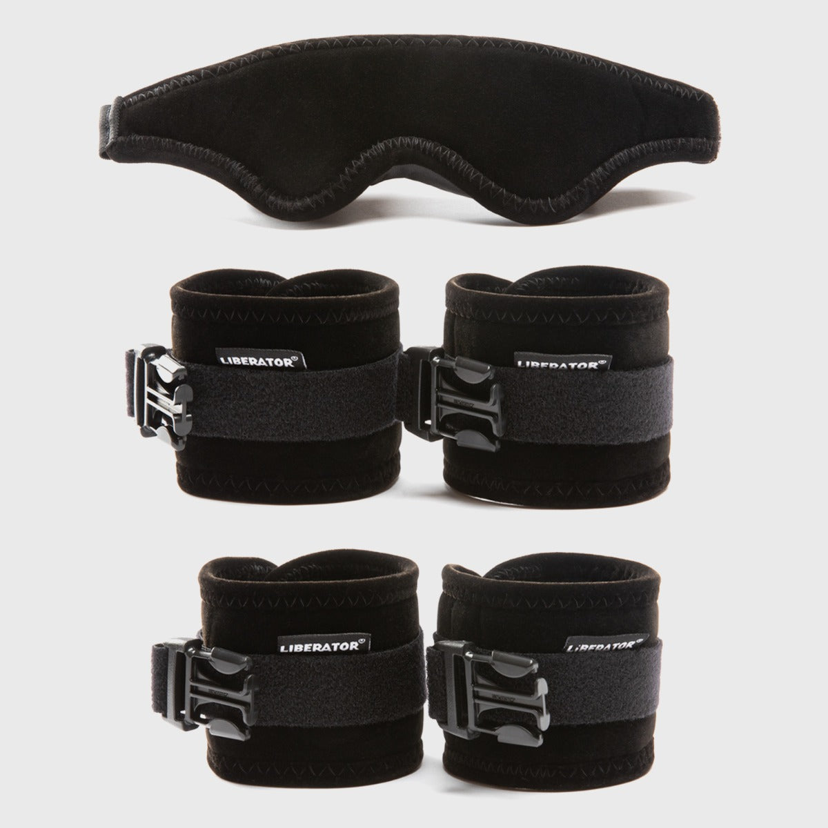 Liberator Plush Comfort Kit menottes bandeau noir
