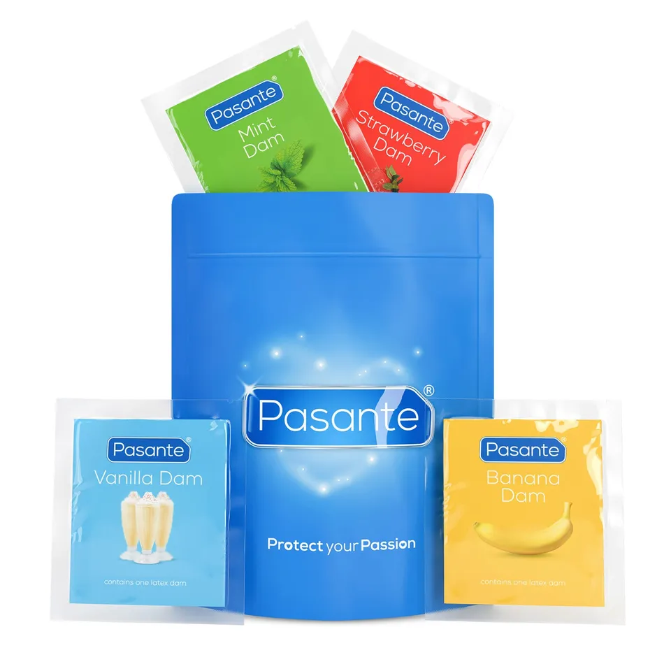 Pasante Oral Dams Digue Dentaire 8 Pièces Parfumées