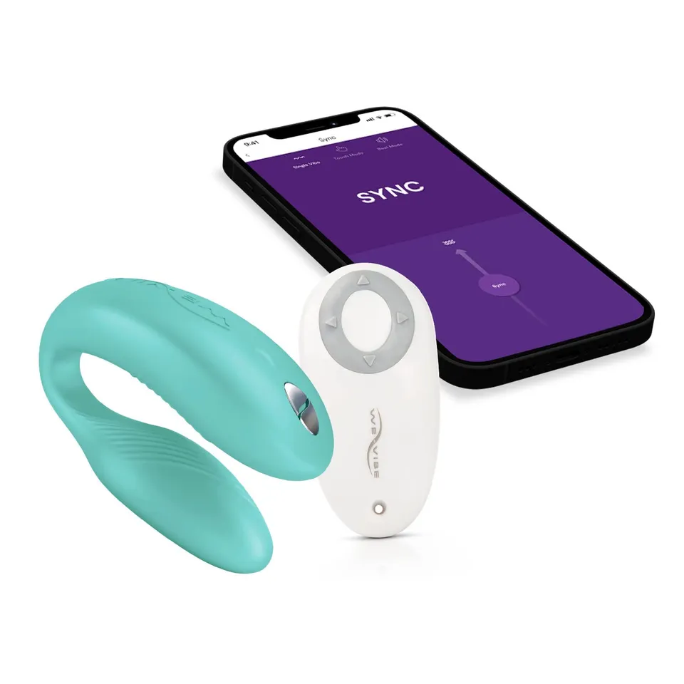 We-Vibe Sync 1 vibromasseur couple Aqua télécommandé