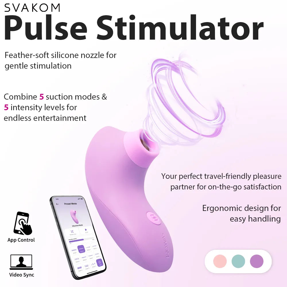 Svakom Pulse Lite Neo stimulateur clitoris bleu