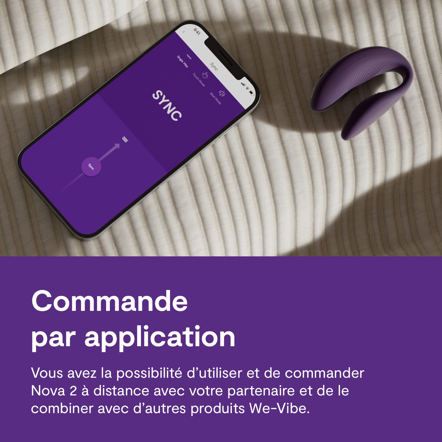 We-Vibe Anniversary Collection Sync + Tango vibromasseur couple silicone