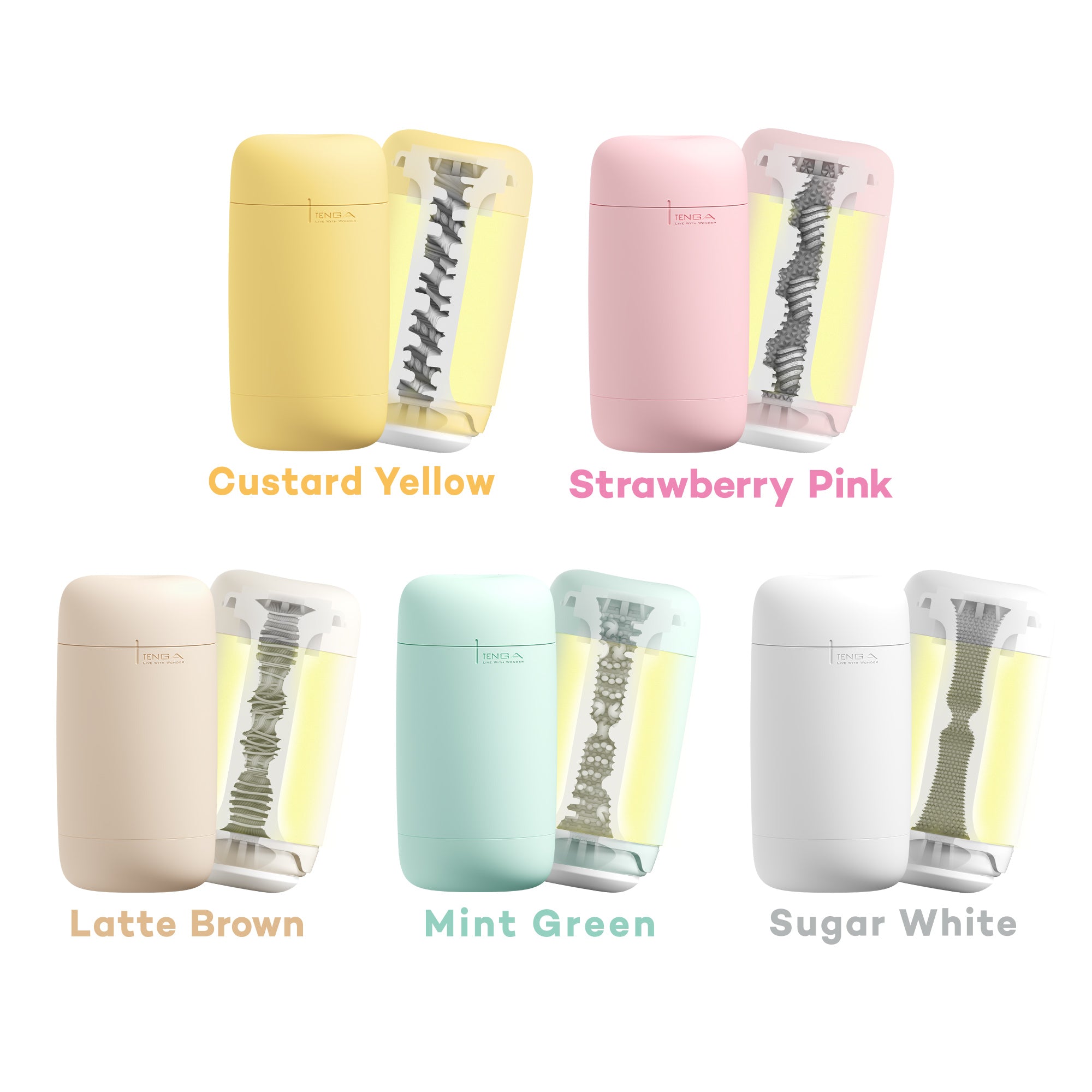 Tenga Puffy Strawberry Pink masturbateur réutilisable