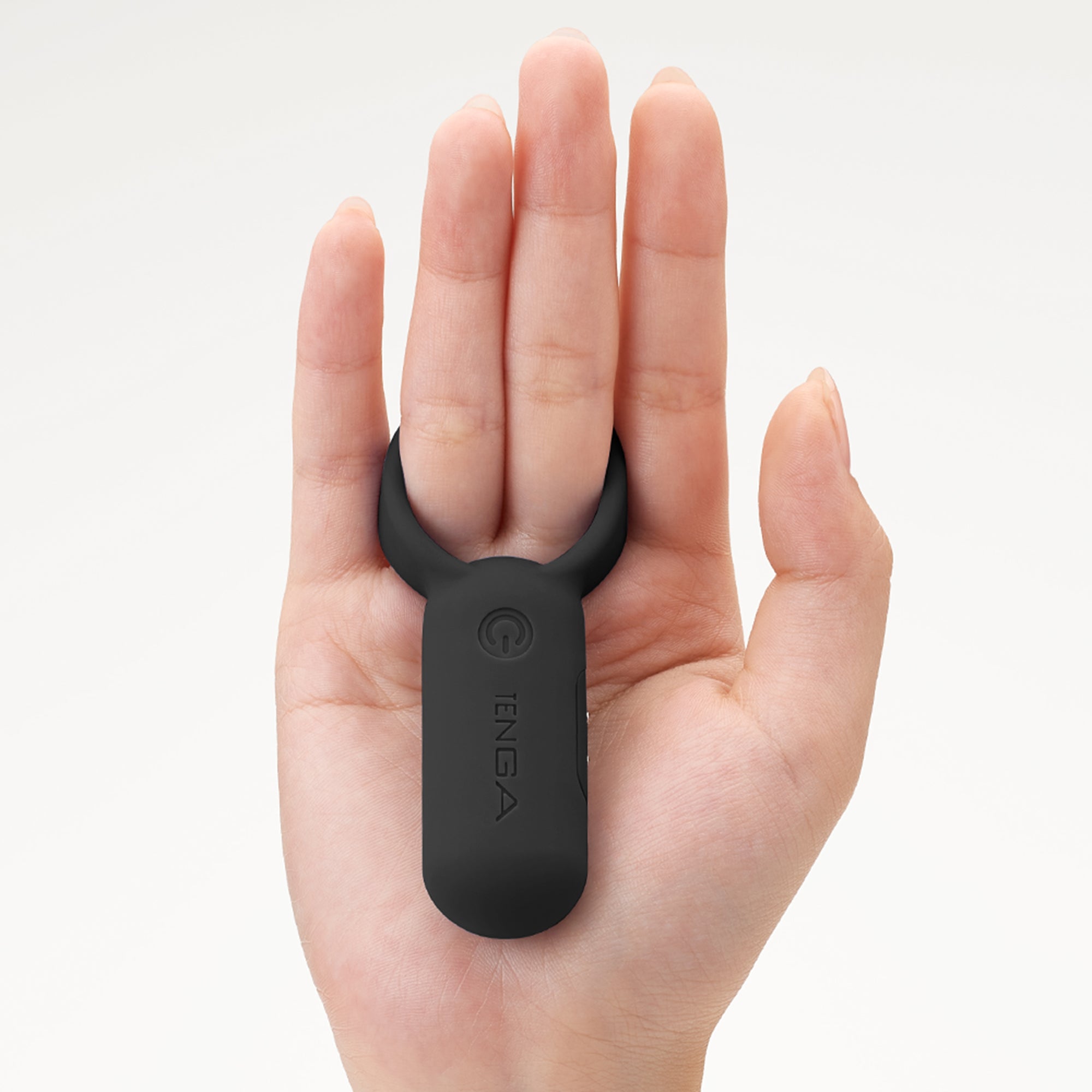 TENGA paiRING Black cockring vibrant rechargeable couple