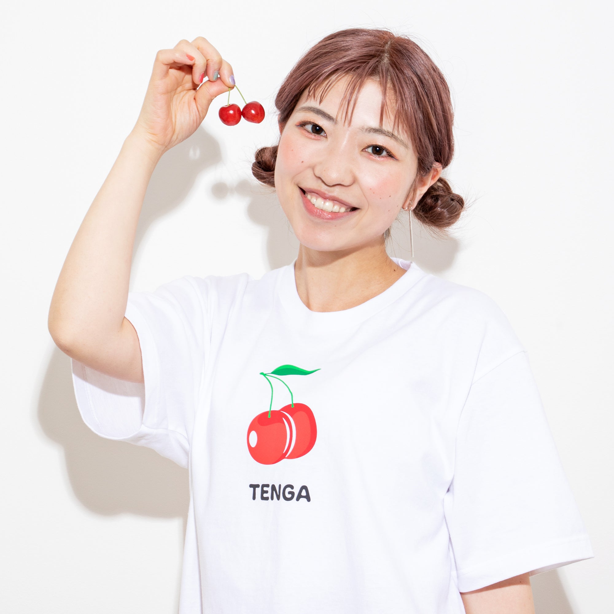 TENGA Merch Cherry t-shirt coton rouge