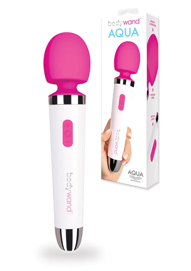 Bodywand Aqua vibromasseur étanche silicone blanc rose piles