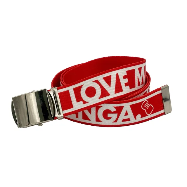 Tenga Canvas Belt ceinture toile rouge réglable 132 cm