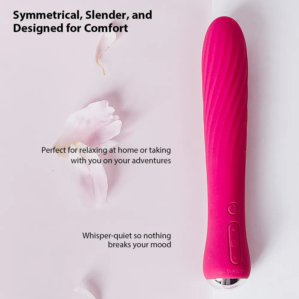 Svakom Anya vibromasseur clitoridien rouge prune