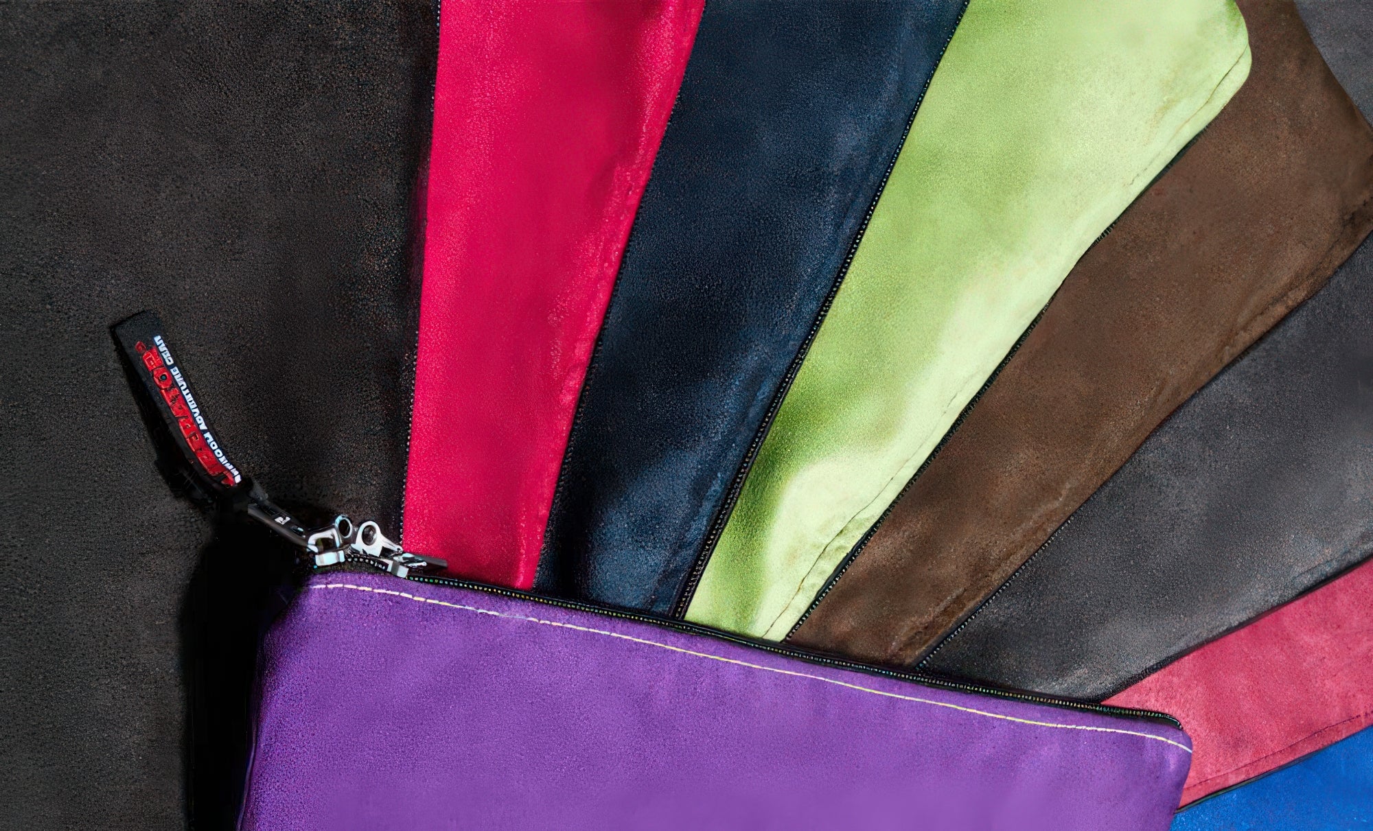 Liberator Zappa pochette rangement microsuede chocolat