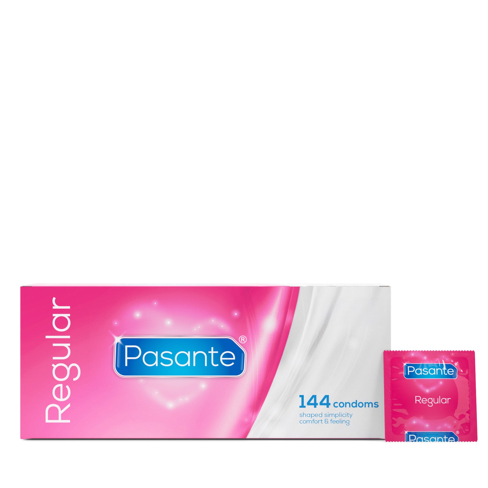 Pasante Regular préservatifs 144 pcs latex standard