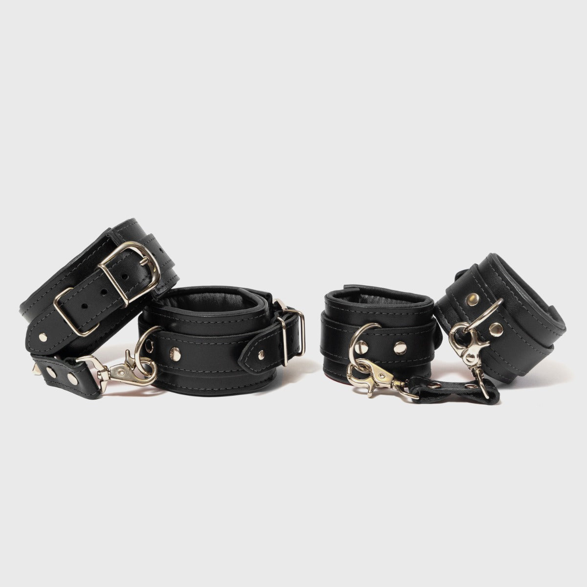 Liberator Mercer kit menottes cuir poignets chevilles noir