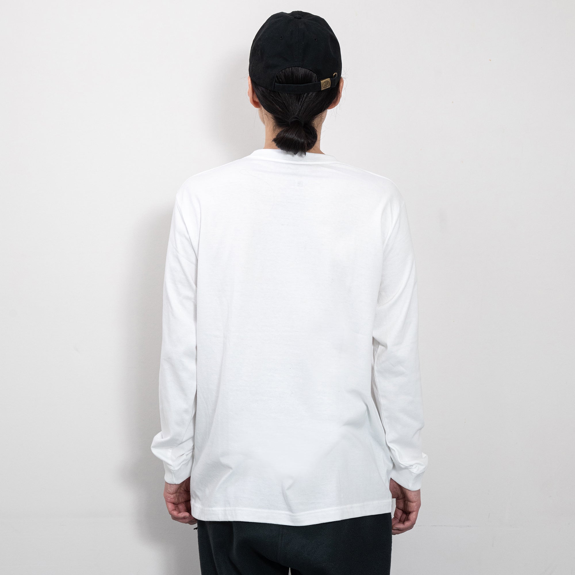 TENGA Dokumi T-Shirt Manches Longues Unisexe Blanc