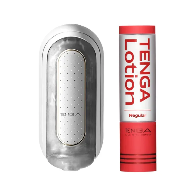 Tenga Flip Zero EV masturbateur vibrant + lotion regular