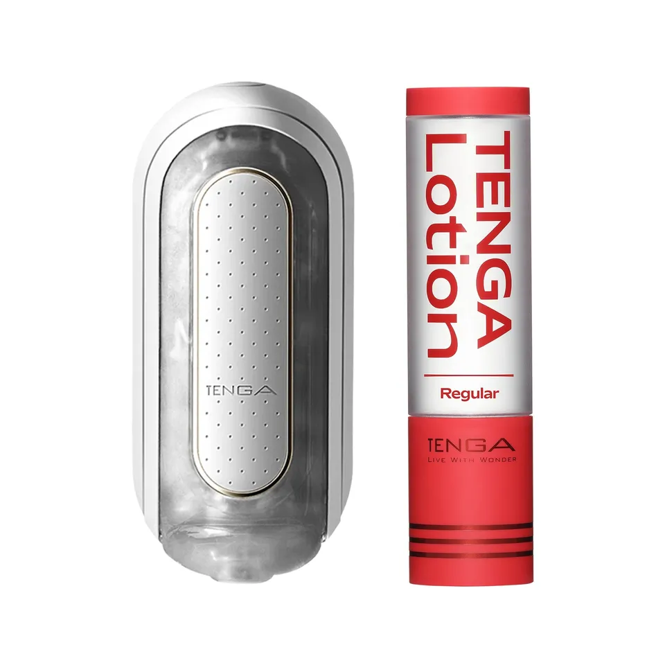 Tenga Flip Zero EV masturbateur vibrant + lotion regular