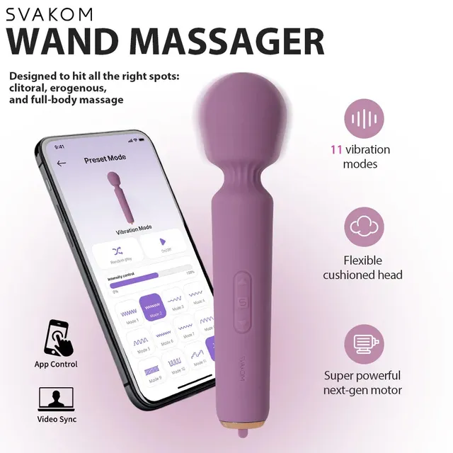 Svakom Mini Emma Neo baguette vibrante rose connecté