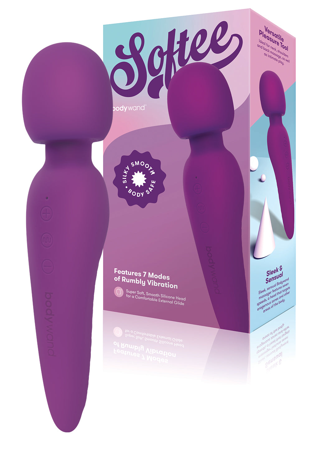 Bodywand Softee wand vibrant silicone rose rechargeable USB