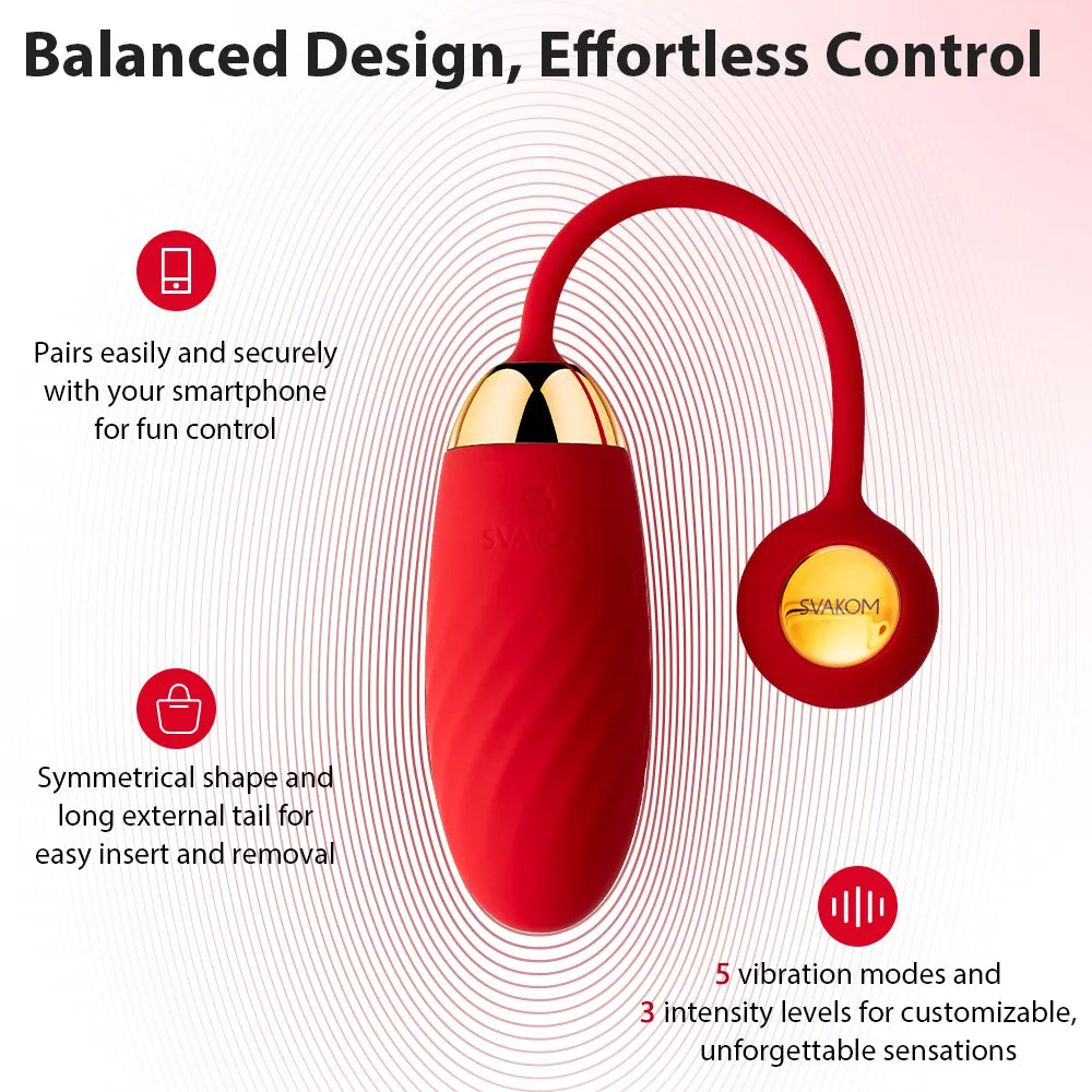Svakom Ella Neo mini vibro bullet rouge