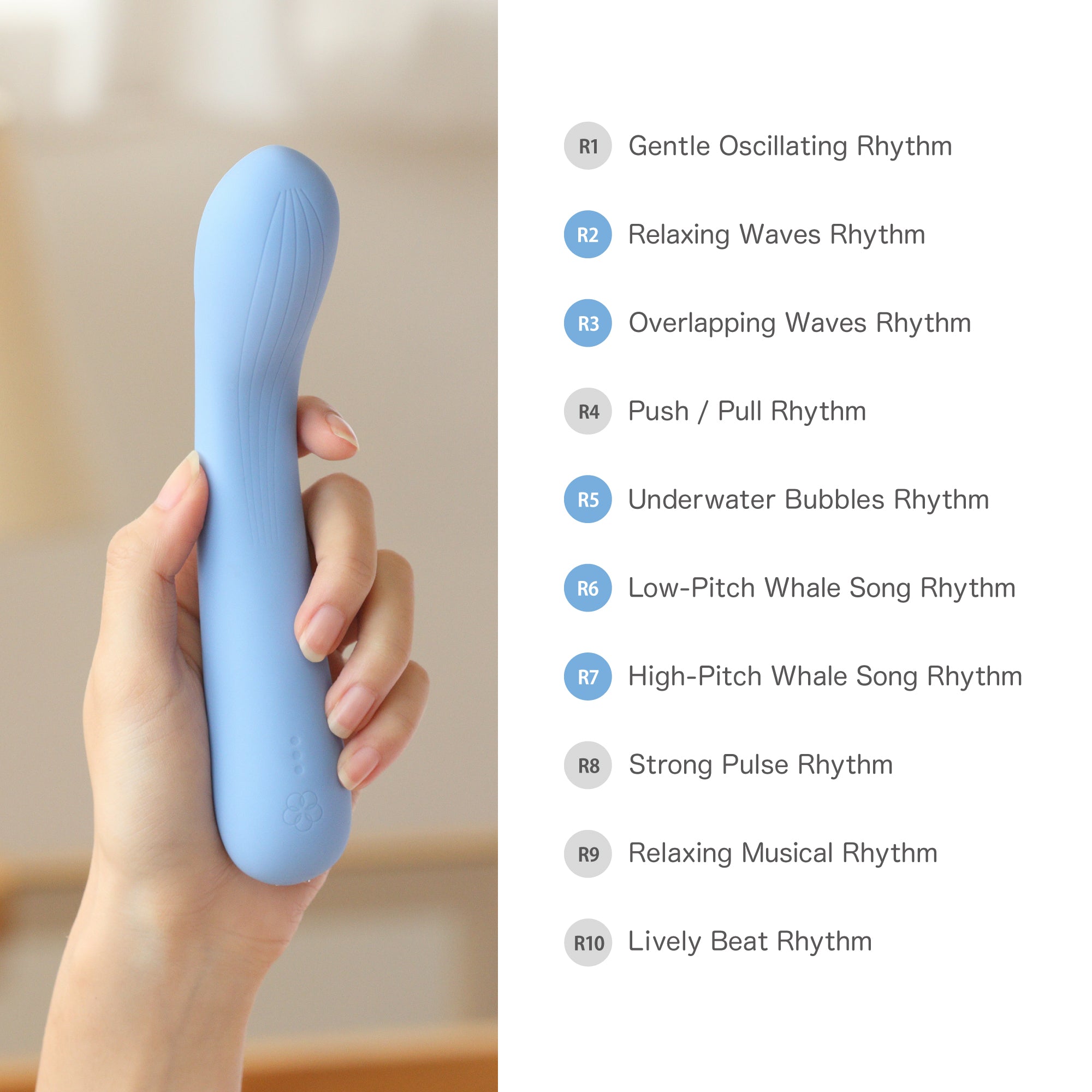 iroha by TENGA mai RURI vibrateur wand femme rechargeable