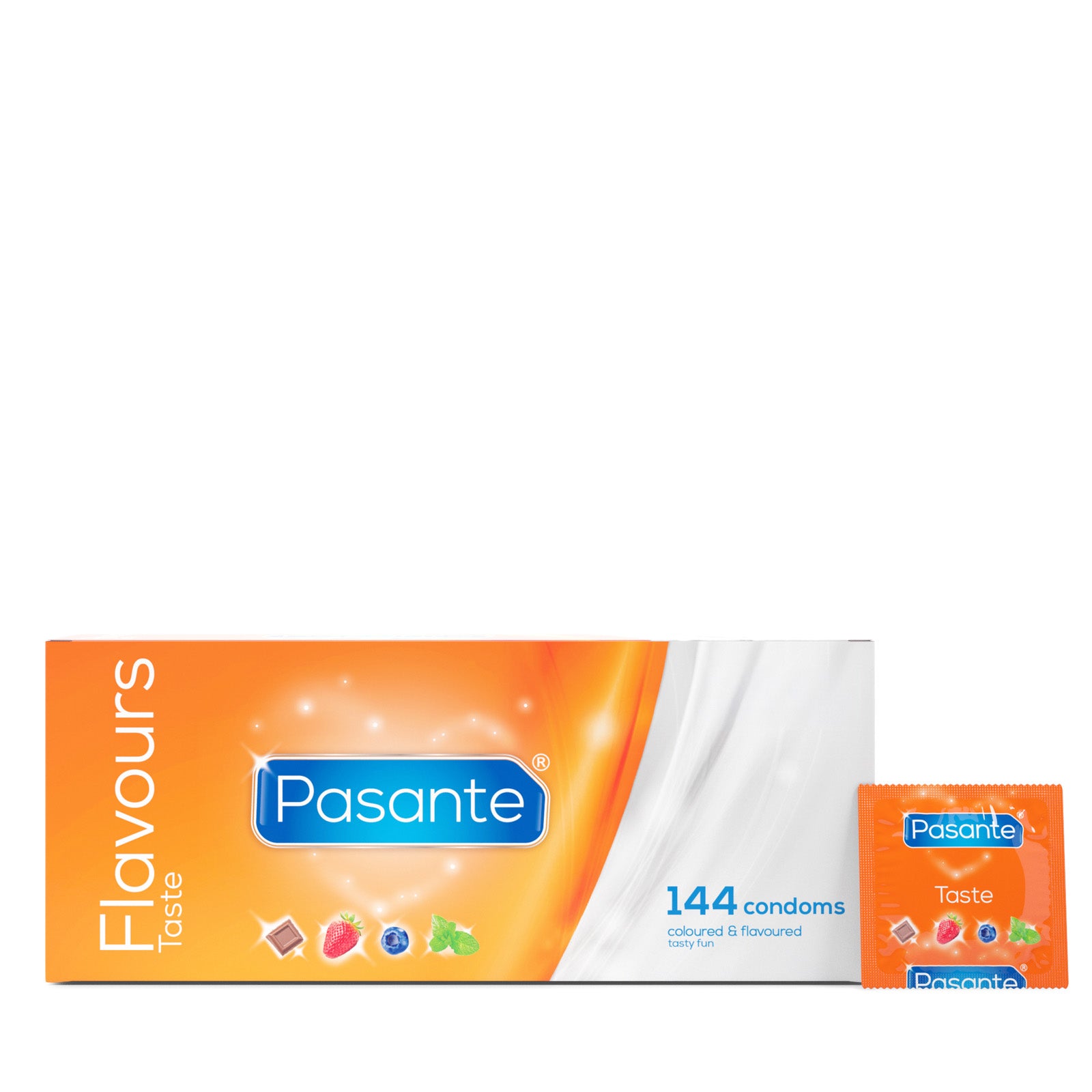 Pasante Taste préservatifs aromatisés x144 colorés