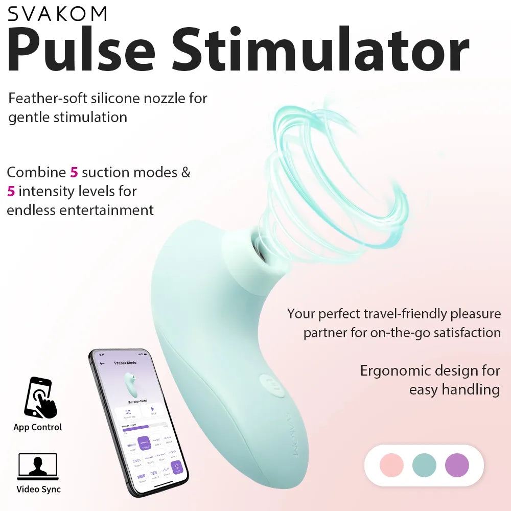 Svakom Pulse Lite Neo stimulateur clitoris bleu