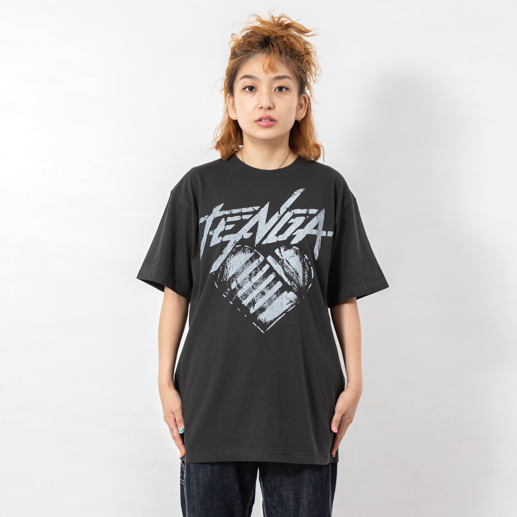 TENGA Hearts T-Shirt noir t-shirt coton tailles L XL