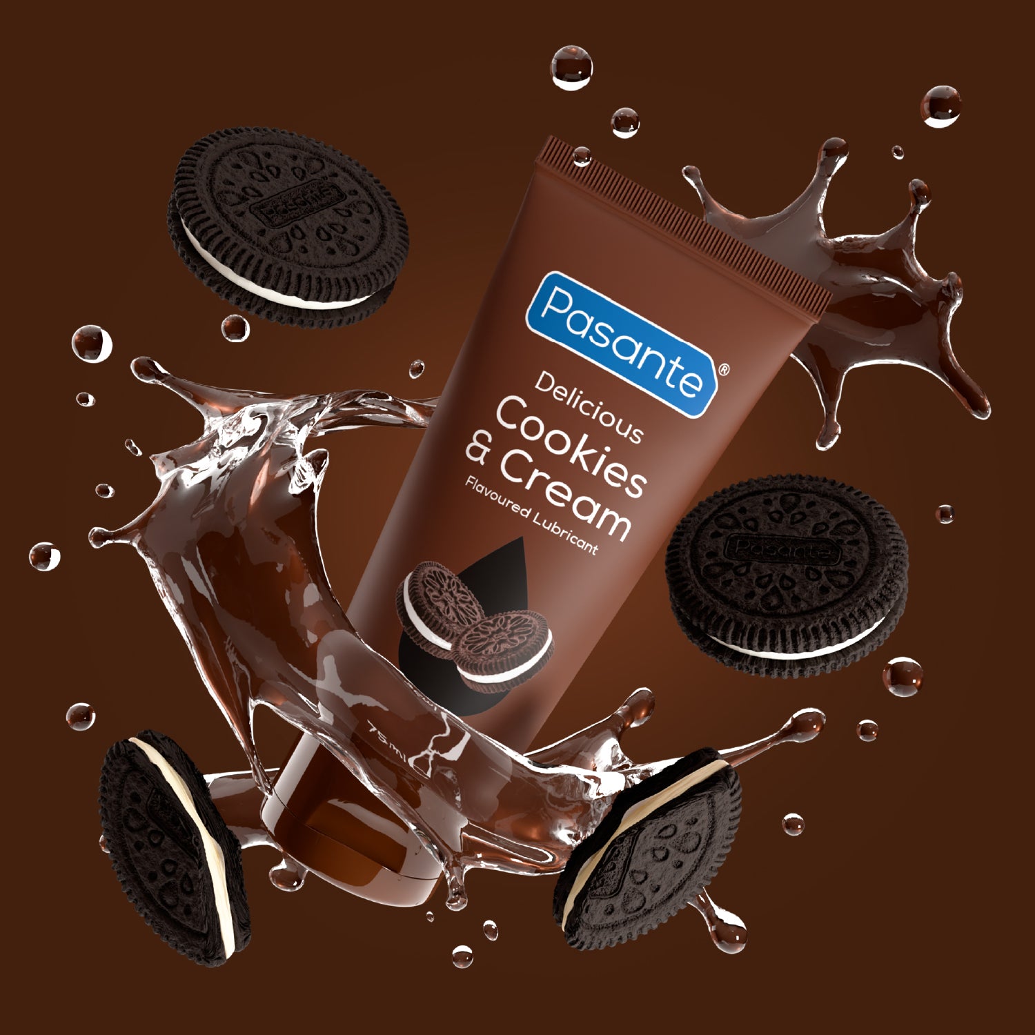 Pasante Cookies & Cream lubrifiant aromatisé 75ml