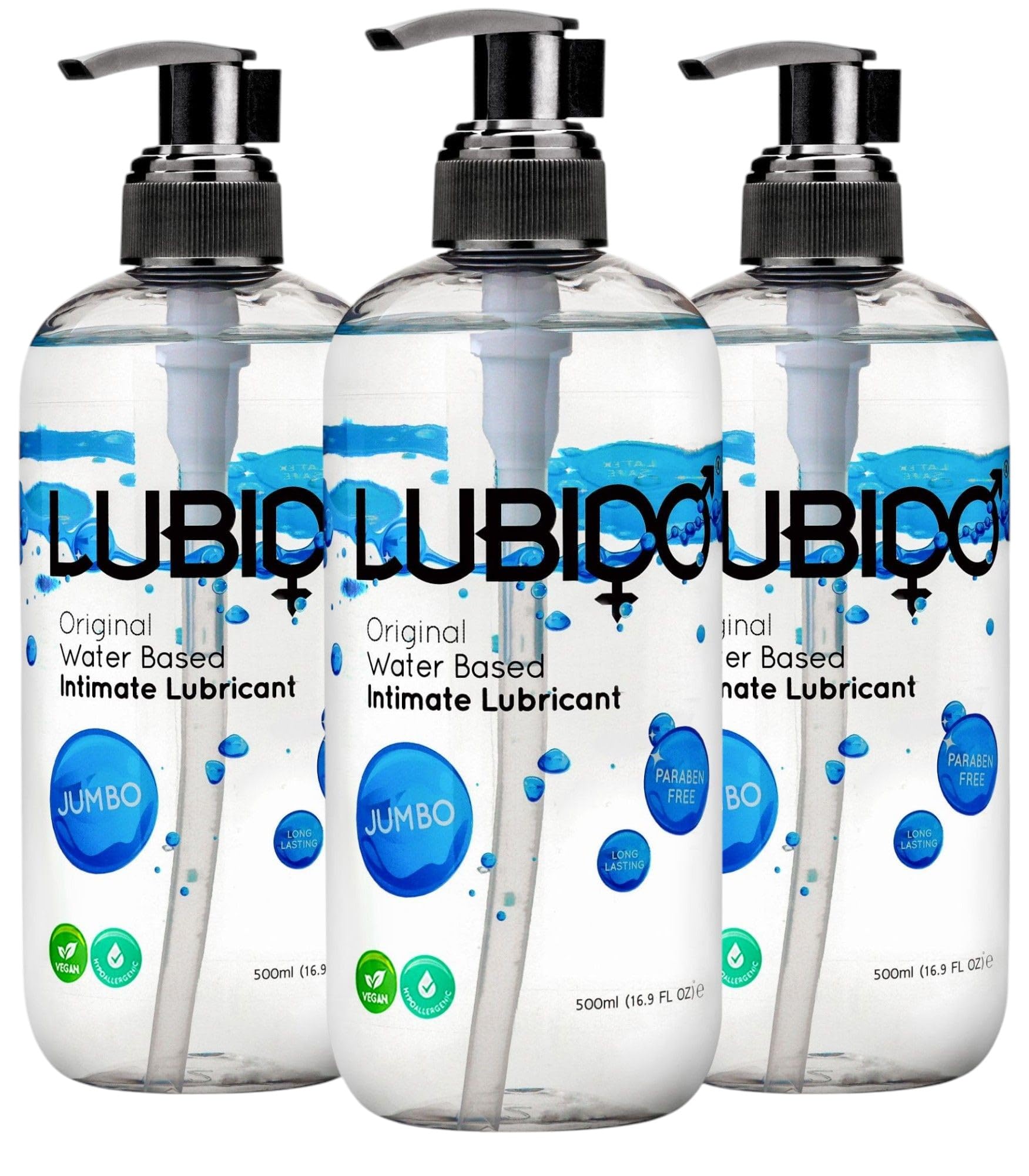 Original Lubido gel lubrifiant intime 500 ml lot de 3