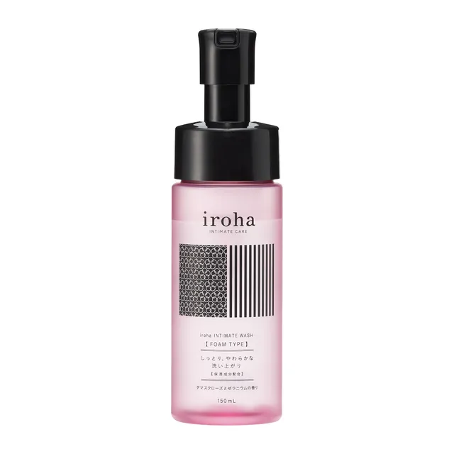 Tenga iroha INTIMATE WASH mousse intime rose géranium