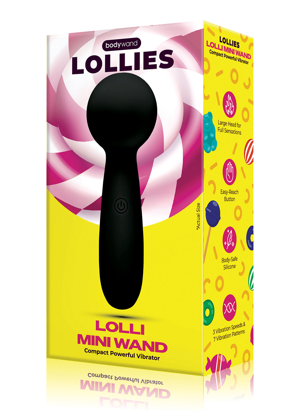 Bodywand Lollies Lolli Mini Wand Vibro Noir Silicone