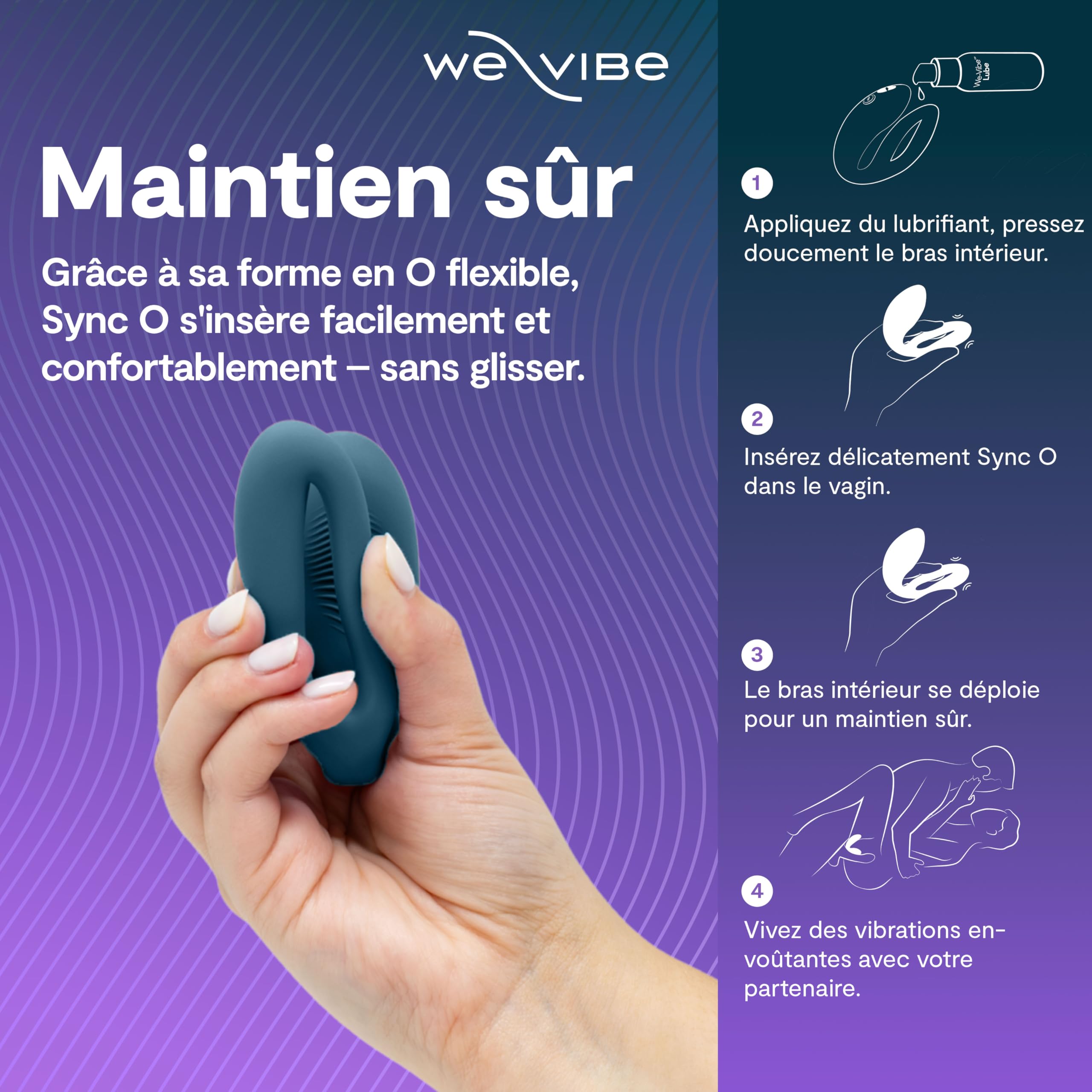 We-Vibe Sync O Vibromasseur Couple Vert Silicone