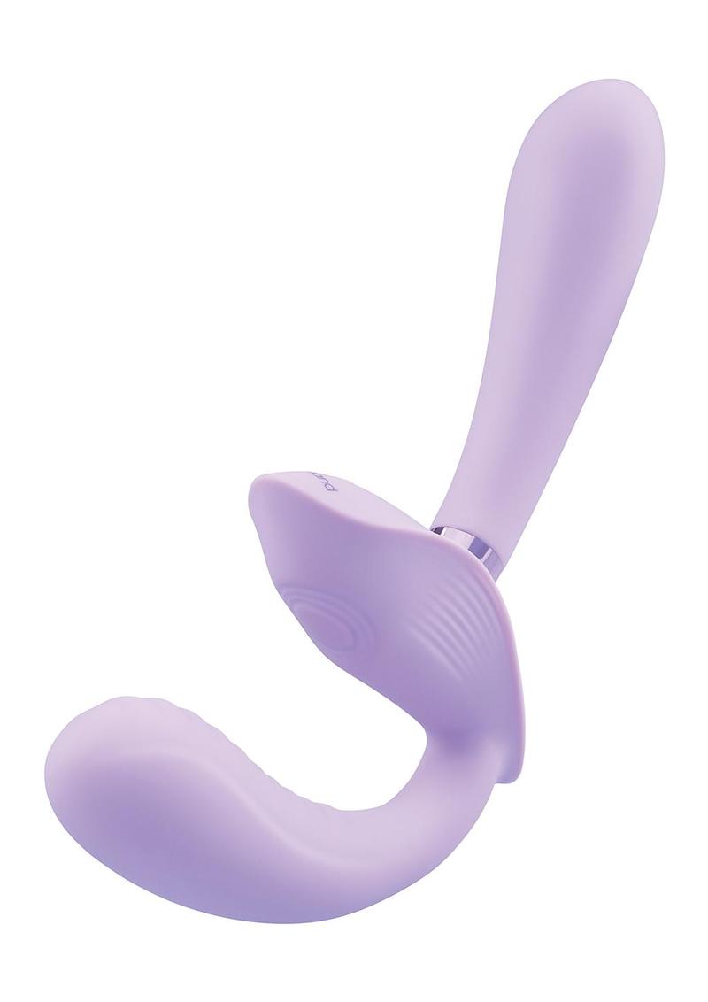 Bodywand i.D. Petal vibromasseur couple lilas 10 modes