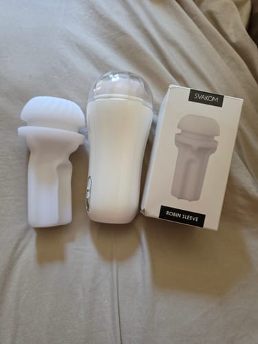 Svakom Sleeves Robin Sleeve Blanc TPE Texturé